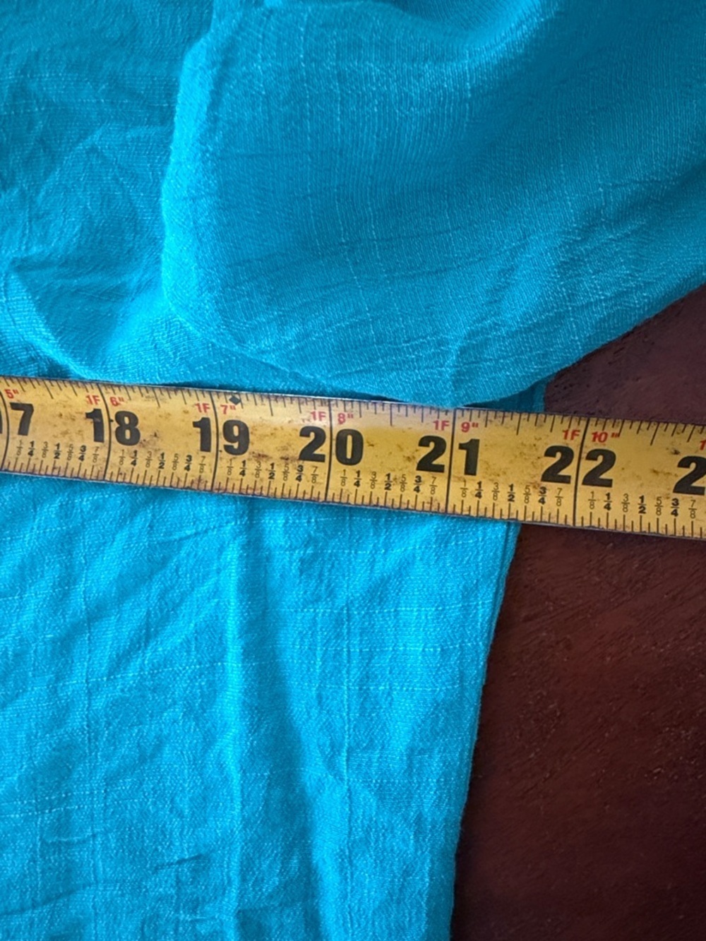 Notations Turquoise Lace-Front Button Shirt - Picture 11 of 15